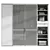 Modern Wardrobe Model 219 - 3Ds Max 2015 3D model small image 4