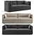 Trussardi Casa Maryl Sofa 224cm 3D model small image 1