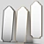 Gothic Metal Full-Length Mirror 3D model small image 5