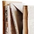 Vintage Decorative Book Set 3D model small image 6