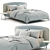 Stylish Olivier Bed Downloadable 3D Model 3D model small image 3