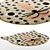 Leopard Print Kids Carpet 3D model small image 3