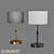 Eurosvet 01162/1 Notturno Fabric Table Lamp 3D model small image 1