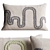 Mirage Pillow Set: Vibrant & Stylish 3D model small image 5