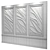 Wave Decor Panel - Enhance with OBJ Turbosmooth 3D model small image 5