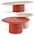 Carpanese Home Pebble Collection: Coffee/Side Tables 3D model small image 1