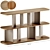 Modular Double-Sided Bookcase Design 3D model small image 1