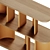 Modular Double-Sided Bookcase Design 3D model small image 4