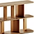 Modular Double-Sided Bookcase Design 3D model small image 6