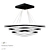 Modern TripleInv YardLamp by GLODE 3D model small image 1
