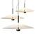 Sleek Cone Pendant Light 3D model small image 1