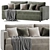 Modern Lounge Bench Sofa Set 3D model small image 4