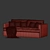 Modern Lounge Bench Sofa Set 3D model small image 5