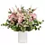 Hydrangea Eucalyptus Bouquet 3D Model 3D model small image 4