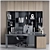 Executive Office Furniture Set 3D model small image 2