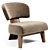  REEVES WOOD By Minotti Easy Chair 3D model small image 2