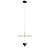Sleek Saucer Pendant Light 3D model small image 2