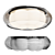 Floral LED Ceiling Lamp 3D model small image 1