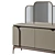 Elegant Alexander Dressing Table 3D model small image 3