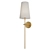 Elegant Linen Cone Wall Sconce 3D model small image 3