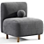 Modern Пайпел Armchair 3D Model 3D model small image 5