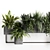 Premium Indoor Plant Shelf Set 3D model small image 5