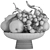 Pearl & Grape Bowl 3D Model 3D model small image 5