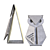 Geometric Metal Owl Sculptures 3D model small image 3