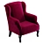 Luxury Velvet Armchair: THEATRO 3D model small image 4