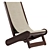 Sleek OBJ Lounge Chair Model 3D model small image 1