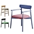 Stylish Miniforms Claretta Chair 3D model small image 3