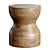 Mazy Mango Wood Side Table 3D model small image 1