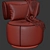 Modern Tamburound Armchair 2015 Edition 3D model small image 5