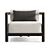 Restoration Hardware Palma Aluminum Lounge Chair 3D model small image 2