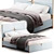 -"Larga Monro KR-001 Bed 3D model small image 2