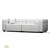 Modern Comfort Cube Sofa Bed 3D model small image 3