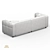 Modern Comfort Cube Sofa Bed 3D model small image 5