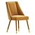 Elegant Figueroa Velvet Dining Chair 3D model small image 4