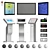 Digital Queue Solution Kit 3D model small image 1