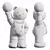 Creative Bear Sculpture Home Decor 3D model small image 5