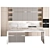 Modern Island Kitchen 163 3D model small image 1