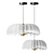 Graceful Ballet Pendant Lamp 3D model small image 8