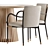 Modern Designer Dining Set 2017 3D model small image 5