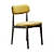 Elegant Poliform Curve Chair Set 3D model small image 2