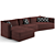 Trussardi Maryl Sofa: Elegant Luxury 3D model small image 3