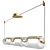 Modern Linear Pendant Light Fixture 3D model small image 1