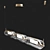 Modern Linear Pendant Light Fixture 3D model small image 3