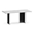 Sleek Urban Dining Table Furniture 3D model small image 3