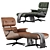 Modern Eames Lounge Chair 2015 3D model small image 4