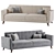Space-Saving Loft Triple Bed Sofa 3D model small image 1